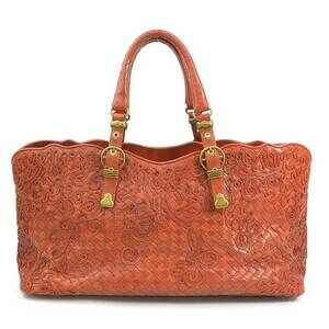 BOTTEGA VENETA Brown Leather Intrecciato Bag